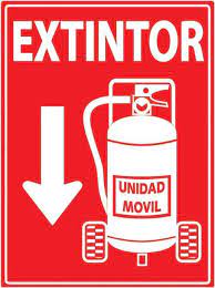 efectivo longitud Manual SEÑALAMIENTO EXTINTOR MOVIL 30X40 – Meida Shop