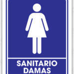 SEÑALAMIENTO SANITARIO DAMAS 20X25