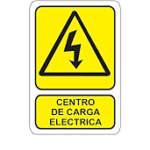 SEÑALAMIENTO CENTRO DE CARGA ELECTRICA 30X40