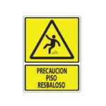 SEÑALAMIENTO PRECAUCION PISO RESBALOSO 30X40