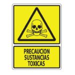 SEÑALAMIENTO PRECAUCION SUSTANCIAS TOXICAS