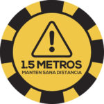 ETIQUETA ADHERIBLE PARA PISO 25x25 cm