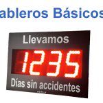 LETRERO DIGITAL CONTADOR DE DIAS SIN ACCIDENTES